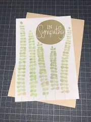 Hallmark Sympathy Card: Simple Greenery Thinking Of You At This Difficult Time