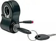 TDR Ignition Key Barrel Switch Lock with 2 Keys for Electric Scooters, 2 Pins Plug Durable Start Switch Lock