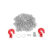 RC Car Tow Chain With Trailer Hook For 1:10 Axial SCX10 RC4WD D110 RC Crawler US