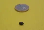 Alloy Steel Set Screws, Cone Point, 5-40 x 3/16" Length, 100 Pieces