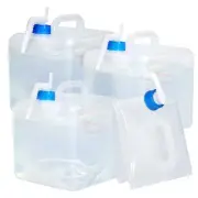 4 Pack Collapsible Water Jug for Camping, Foldable Water Storage Containers