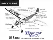 LIL RASCAL PLANS to Build Both a 27" & a 36" UC / FF / RC 1/2A Model Airplane