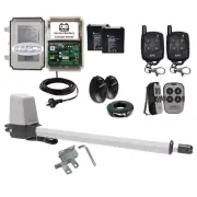 APC Gate Automation DIY Kit. Gate Opener, Battery Backup and 4 Remote Controls