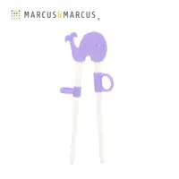 在飛比找PChome24h購物優惠-MARCUS＆MARCUS 動物樂園幼兒學習筷-鯨魚(紫)