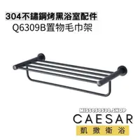 在飛比找蝦皮購物優惠-Caesar 凱撒衛浴 Q6309B 烤漆黑 不鏽鋼 304