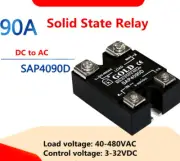 1pcs SSR Single-phase Solid State Relay SAP4090D 90A DC Control AC