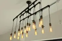 在飛比找Yahoo!奇摩拍賣優惠-INPHIC-特色工業風愛迪生蠶絲燈泡復古鐵藝水管吊燈Lof
