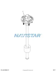 GAUGE, FUEL SENDER, 19 INCH, 33- 240 OHM