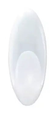 3M BATH18-ES Command White Plastic Medium Bath Hook 3 lbs. Capacity