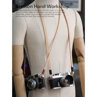 BHW原色植鞣皮 相機背帶頭層牛皮真皮掛繩配件適用于富士索尼加點