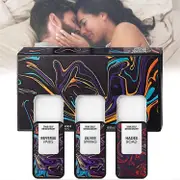 Hommelure Feromone Solid Perfume Set, Long Lasting Solid Fragrance,portable Pocket Balm Pheromone Cologne For Men Attract Women