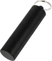 Ipetboom Portable Mini Medicine Bottle Small Storage Bottle Alloy Pendant and Safe for Travel