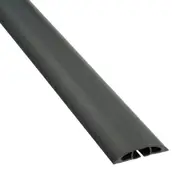 D-Line Floor Cable Cover - Light Duty - Cavity 17x9mm 1.8m (Black)