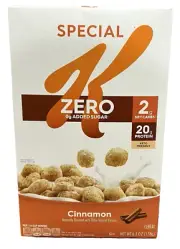 Kellogg's Special K Zero Added Sugar Cinnamon Cereal 6.3 oz