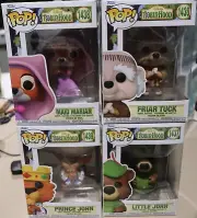 Disney Robin Hood Funko Pop set Maid Marian Prince John Little John Friar Tuck