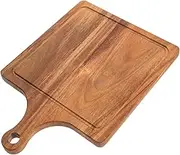 NAMOARLY Multi-Functional Wooden Board Kitchen Chopping Board Serving Platter Lid for Pizza Server Tray Stylish Food Serving Board for Home