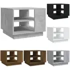 Coffee Table Shelf Storage End Tables Entertainment Unit Stand Modern vidaXL