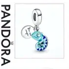 Pandora Sterling Color-Change Chameleon Dangle Charm Black Pan Pouch 791676C01