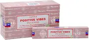 Satya Incense Sticks, 12 Packs x 15g, Positive Vibes