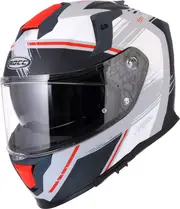 Rocc 342, full face helmet , color: Matt Black/Red/White , size: M