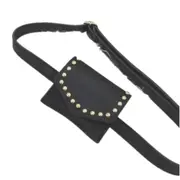 Children Toddler Small Waist Bag Belt Bag Purse Kid Girl PU Leather Rivets Fanny Pack Solid Mini Hip Bum Bag Pouch
