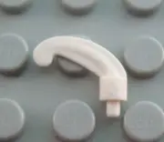 LEGO White Small Feather Minifigure Plume Accessory