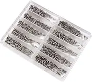 Yosoo 1000pcs Stainless Steel 1.6-5.5mm Tiny Screw Kit Small Micro Eyeglass Watch Clock Screws Assortment