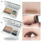Easy To Carry Lazy Eyeshadow Two-color Eyeshadow Palette Matte Eyeshadow
