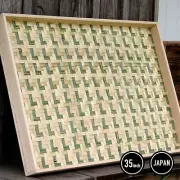 Ebira Bamboo Woven Flat Basket Colander Large for Summer Airing 6kg Japan New