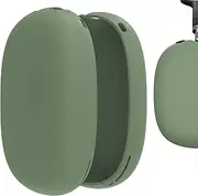 Geekria Silicone Skin Cover Compatible with Apple AirPods Max Headphones, Scratch Protection Case/Earpieces Cover/Headset Speakers Skin Protector (Green)