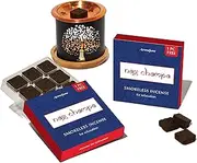 [Aromafume] Nag Champa Incense Bricks (2 Trays x 9 Pieces Each) with Tree of Life Exotic Incense Diffuser Ideal for Meditation, Yoga, Relaxation, Healing & Rituals Gifts