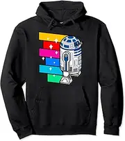 [STAR WARS] R2-D2 Rainbow Roll Cartoon Graphic Hoodie