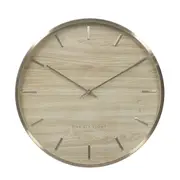AVALON 40cm Wooden Silent Wall Clock