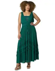 [The Poetic Gypsy] Sunbeam Maxi Dress in Forest