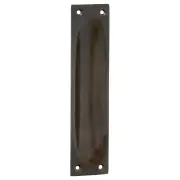 Sliding Door Flush Pull, Antique Brass