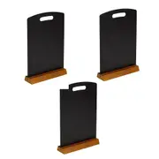 3PK Quartet A4 Menu 30cm Double Sided Chalk Board Restaurant Wedding Table Sign