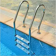 2/3-Step Swimming Pool Step,Entry and Exit Easier Pool Steps,Stainless Steel for Indoor/Outdoor Pool(3steps)