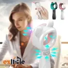 Mini Portable Fan USB Rechargeable No Leaf Bladeless Cooler Fan Handy Hand Held