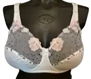 Miss MARY of SWEDEN 5096 Bügel-BH Gr.75F UK 34E vollschale BH Spitze mit Blumen