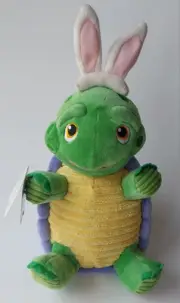 Hallmark Whirlin' Twirlin' Turtle Sings Spins EASTER Egg Shell Bunny Ears VIDEO