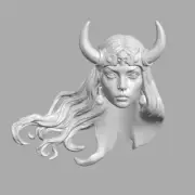 Necromantress custom head for Mythic Legions & other fantasy action figures