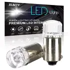 2 BA9S BAYONET WHITE LED LIGHT BULB 2SMD 2835 PARKER CAR GLOBE INTERIOR LED 12V