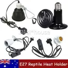 E27 Infrared Ceramic Heat Emitter Lamp Bulb Holder for Reptile Pet Brooder AUS