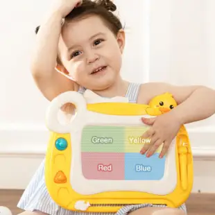 小鴨子畫板 / 兒童畫板 磁性寫字板 可讀寫 寶寶 彩色磁力板 幼兒塗鴉板玩具 畫畫玩具 兒童畫板