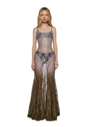 [Current Mood] Blind Intuition Maxi Dress - Gray