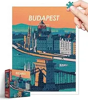 [PieceRelax] Plastic Jigsaw Puzzles for Adults 1200 Pieces Studio Inception - World Travel - Budapest Most Satisfying Table Games and Gifts No Puzzle Mat Required [H3474]