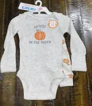Carter’s Baby Cutest Pumpkin In The Patch 2 Piece Outfit Size Newborn