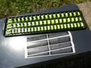 New Ernst Mfg. Socket Boss Socket Organizer Rails 1/4", 3/8", 1/2" Hi-Viz 18"