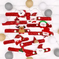 在飛比找momo購物網優惠-【BLS】聖誕亮片啪啪圈 啪啪手環(裝飾/手環/大人/兒童)