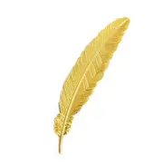 9PC Retro Vintage Bookmark Design Of Feather Creative Metal Bookmarks Promotional Gift Stationery Film Book Mark